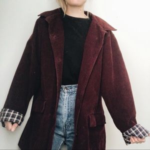 Vintage Purple Corduroy Jacket